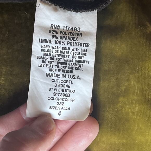 Roulette‎ Dress Womens Size 4 Brown Blue Halter Fit Flare Cocktail Party Y2k - Picture 7 of 11